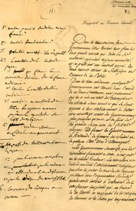 Notas preparatórias para a Concordata, 22 de novembro de 1800, 1921. de Unbekannt