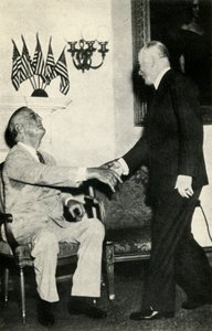 O Presidente Benes visita FD Roosevelt em 1942, 1947. de Unbekannt