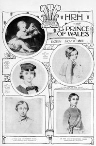 Príncipe Albert Edward, c1859 de Unbekannt