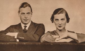 Prince George e Princess Marina, que ficaram noivos em 28 de agosto de 1934 1935 de Unbekannt