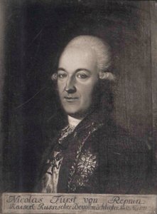 Príncipe Nikolai Vasilyevich Repnin 1734-1801, século XVIII de Unbekannt