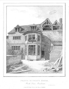 Casa Prince Ruperts, Beech Lane, Barbican, 1800 de Unbekannt