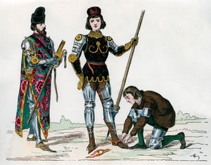 Príncipe, escudeiro e manobrista, século XV 1882-1884 de Unbekannt