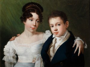 Princesa Alexandrina da Prússia 1803-1892 e Príncipe Albert da Prússia 1809-1872, 1810s de Unbekannt