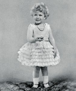 Princesa Elizabeth aos dois anos de idade em 1928, 1937 de Unbekannt