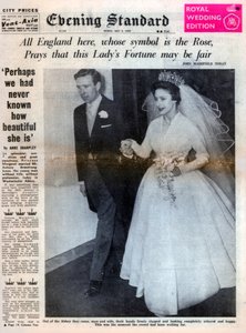 Princesa Margaret se casa com Antony Armstrong-Jones, 6 de maio de 1960 de Unbekannt