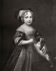 Princesa mais tarde Rainha Anne, c1670-1675 1906 de Unbekannt