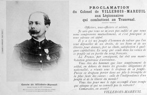 Proclamação do Coronel Villebois-Mareuil, c1900 de Unbekannt