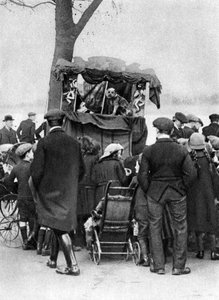 Show de Punch e Judy em Putney, Londres, 1926-1927 de Unbekannt