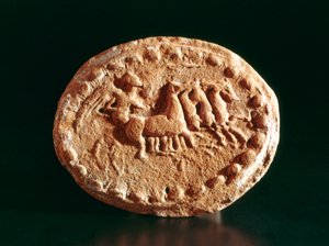 Quadriga, Kerkouane, Tunísia, século III aC de Unbekannt