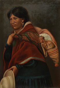 Mãe Quechua, aprox. 1890-1892. de Unbekannt