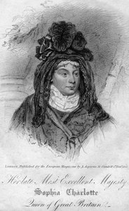 Rainha Charlotte, rainha consorte de George III do Reino Unido, 1818 de Unbekannt