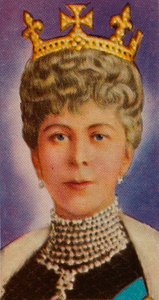 Queen Mary, consorte do rei George V, em sua primeira abertura do Parlamento, 1911 1935 de Unbekannt