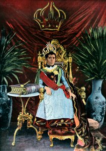 Rainha Ranavalona Manjaka III de Madagascar, c 1880 de Unbekannt