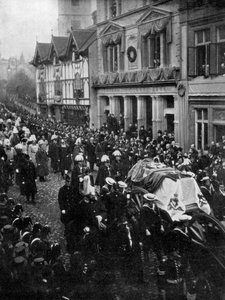 Procissão fúnebre da rainha Victorias, 1901 de Unbekannt
