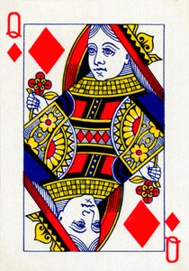 Queen of Diamonds de um baralho de cartas de baralho Goodall & Son Ltd., c1940 de Unbekannt