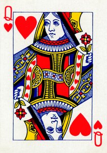 Rainha de Copas de um baralho de cartas de baralho Goodall & Son Ltd., c1940 de Unbekannt