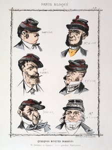 Alguns assistentes de Binettes, 1870-1871 de Unbekannt