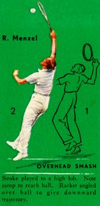 R. Menzel - Overhead Smash, c1935. de Unbekannt