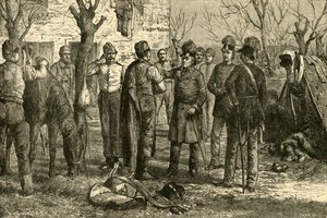 Radetsky após a vitória em Novara 1849, 1890. de Unbekannt