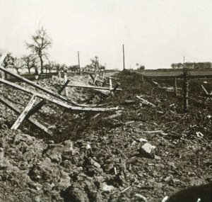 Ferrovia, Somme, norte da França, c1914-c1918 de Unbekannt