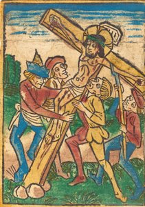 Levantando a Cruz, c. 1490. de Unbekannt