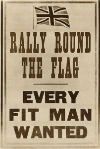 Reunião em torno da bandeira: Todo homem apto queria, 1914, 1935. de Unbekannt
