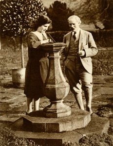 Ramsay MacDonald, primeiro Primeiro Ministro do Trabalho, em Damas com sua filha, 1924, 1935. de Unbekannt