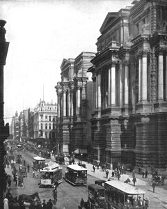 Randolph Street, Chicago, Illinois, EUA, c1900. de Unbekannt