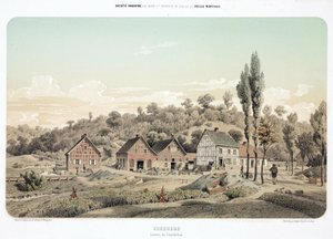 Processamento de Matérias-Primas, Metalurgia Steinbruck obras de lavagem de minério de zinco, Bensberg, Alemanha de Unbekannt