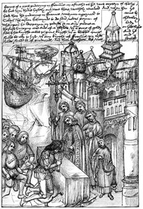 Recepção de Richard de Beauchamp, Conde de Warwick, século XV, 1893 de Unbekannt