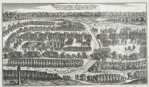Recepção da Infanta Margaret Theresa de Espanha em Viena no dia 6 de dezembro de 1666. de Unbekannt
