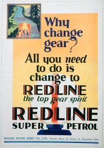 Anúncio de gasolina Red Line, 1929 de Unbekannt