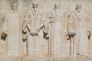 Monumento à Reforma em Genebra, Geneve, Suíça de Unbekannt