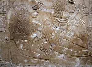 Alívio da tumba de Ramose, Luxor, Egito, século 14 aC de Unbekannt