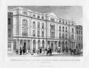 Repositório da Sociedade de Tratado Religioso, Paternoster Row, Londres, século XIX de Unbekannt