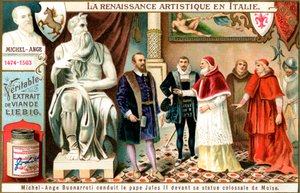 Arte renascentista na Itália: Michelangelo, c1900 de Unbekannt
