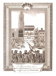 Representações de um torneio antigo praticadas em diferentes partes da Inglaterra, 1794 de Unbekannt