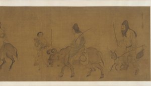 Voltando para casa após a colheita, possivelmente dinastia Ming, século XVII. de Unbekannt
