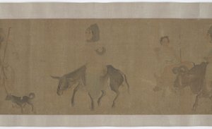 Retornando para casa após a colheita, dinastia Yuan ou Ming, século XIV-XV. de Unbekannt