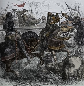 Ricardo III em Bosworth, 22 de agosto de 1485, c1880 de Unbekannt
