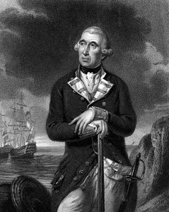 Richard Kempenfelt 1718-1782, oficial da Marinha inglesa de descendência sueca de Unbekannt