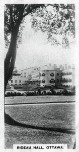 Rideau Hall, Ottawa, Canadá, c1920s de Unbekannt