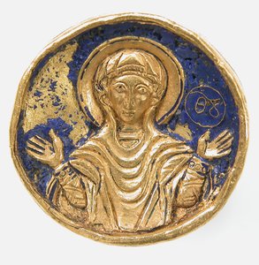 Anel com luneta de esmalte, estilo bizantino, século XIX ou XX, século XII-XIII. de Unbekannt