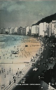 Rio de Janeiro - Copacabana, c1950s.   de Unbekannt