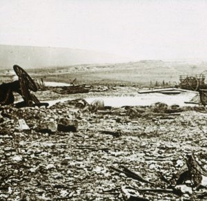 Estrada para Verdun, norte da França, c1914-c1918 de Unbekannt