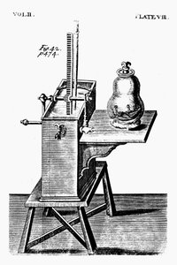 Segunda bomba de ar de Robert Boyles, c1660 1725 de Unbekannt