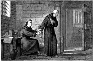 Roger Bacon, cientista experimental inglês, filósofo e frade franciscano de Unbekannt