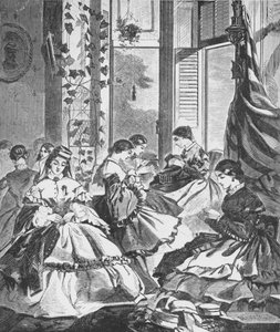 Papel das mulheres na guerra, 1861, 1938 de Unbekannt