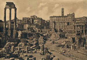Roma - O Fórum Romano e o Monte Capitolino, 1910 de Unbekannt